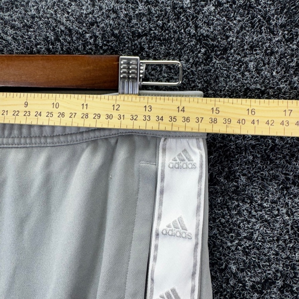 Adidas Tiro Track Pants Mens Small Grey Logo Tape Joggers Zipper Cuffs Training - Picture 2 of 5